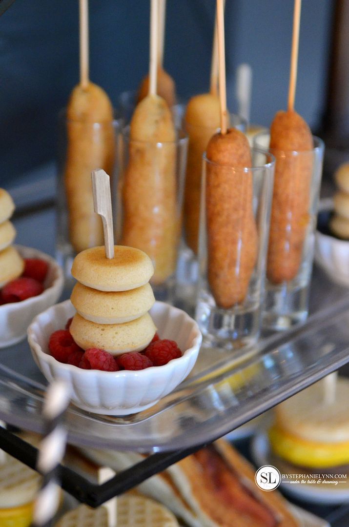 Pancake Bar Party simple breakfast & brunch recipes bystephanielynn